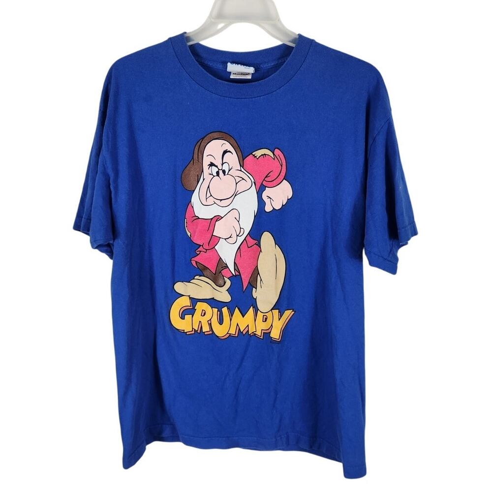 Excellent Condition Vintage Disney Grumpy Mirror Print T men's XL
